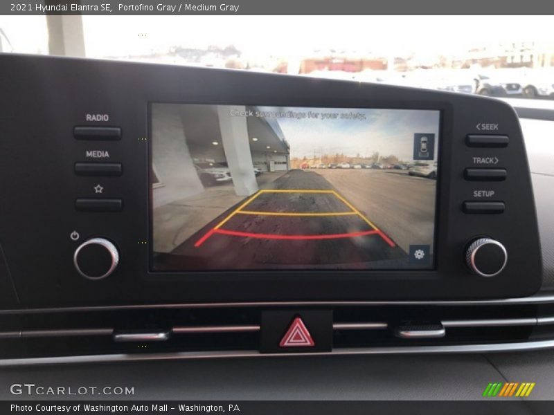 Portofino Gray / Medium Gray 2021 Hyundai Elantra SE