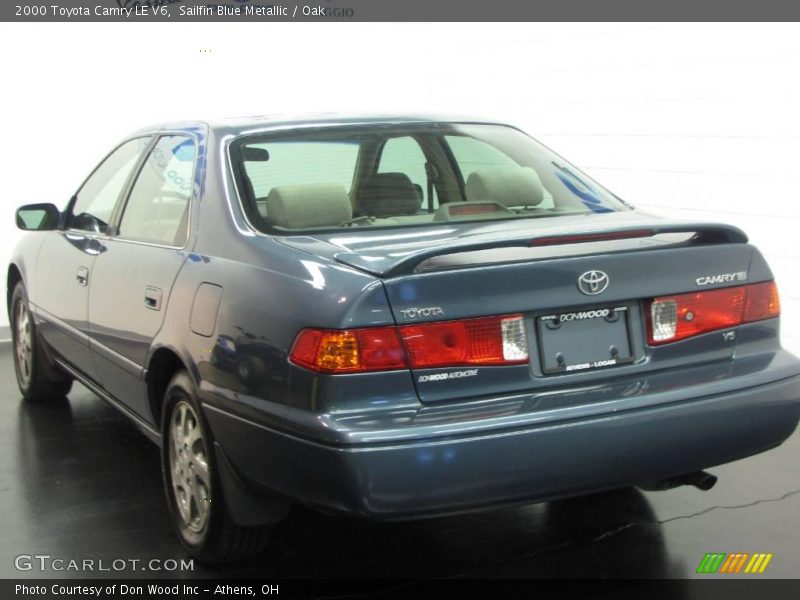 Sailfin Blue Metallic / Oak 2000 Toyota Camry LE V6