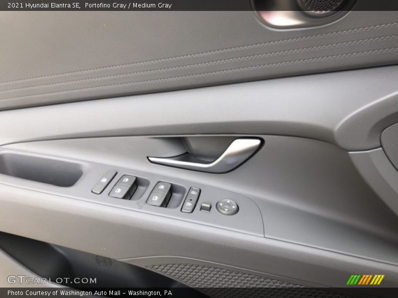 Portofino Gray / Medium Gray 2021 Hyundai Elantra SE