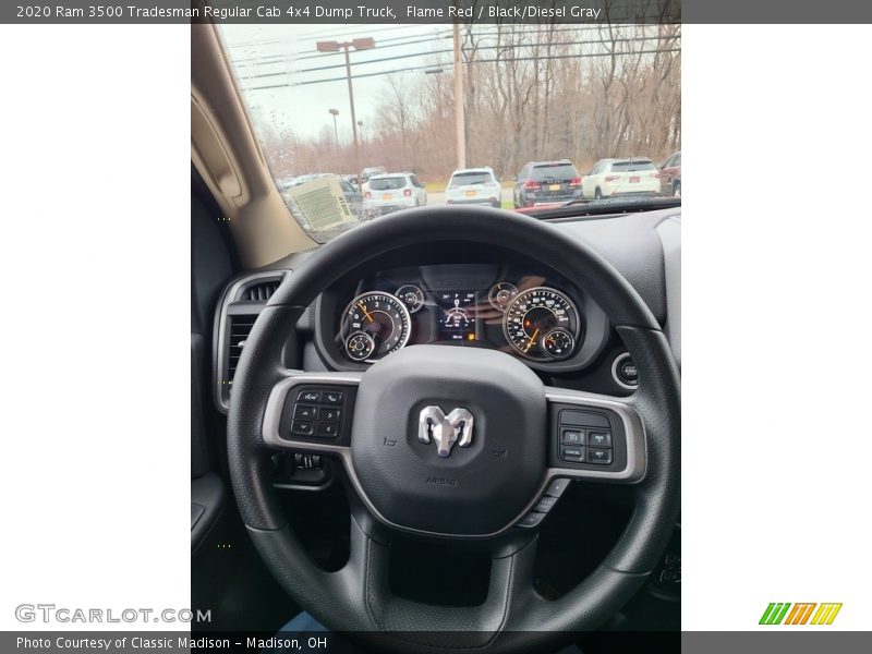  2020 3500 Tradesman Regular Cab 4x4 Dump Truck Steering Wheel