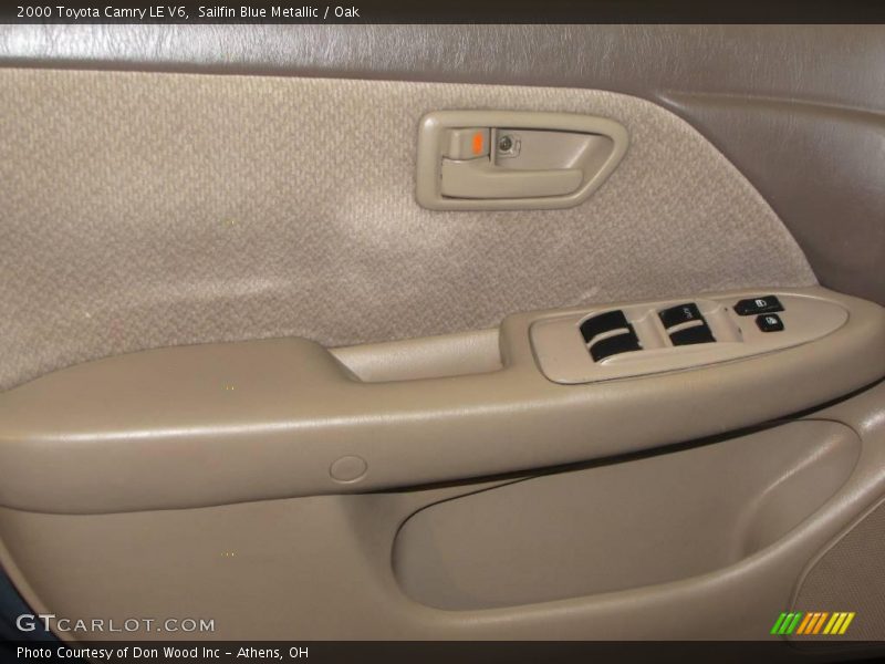 Sailfin Blue Metallic / Oak 2000 Toyota Camry LE V6