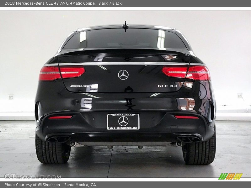 Black / Black 2018 Mercedes-Benz GLE 43 AMG 4Matic Coupe