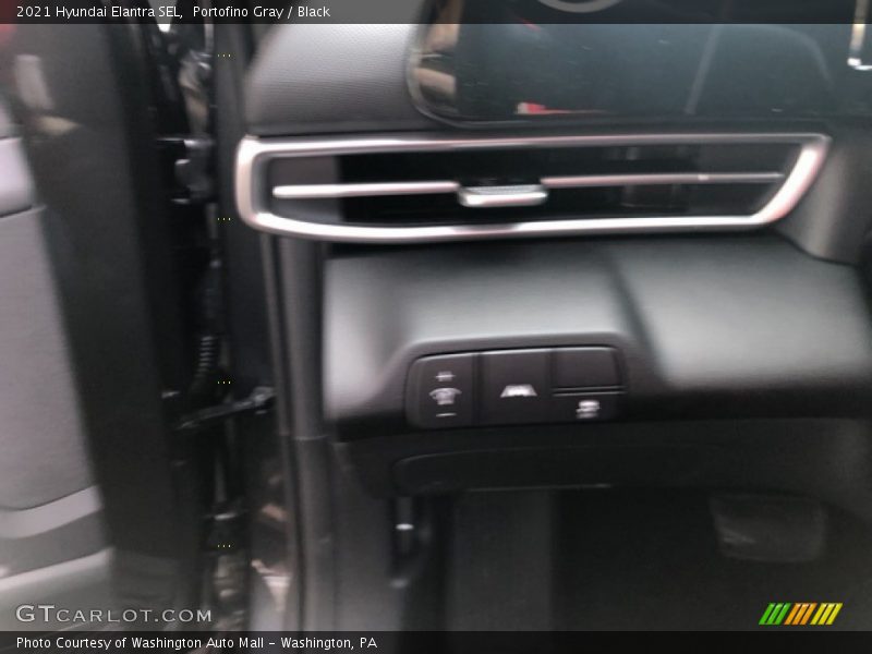 Portofino Gray / Black 2021 Hyundai Elantra SEL