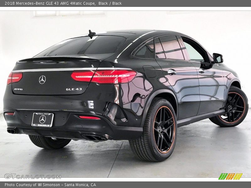 Black / Black 2018 Mercedes-Benz GLE 43 AMG 4Matic Coupe