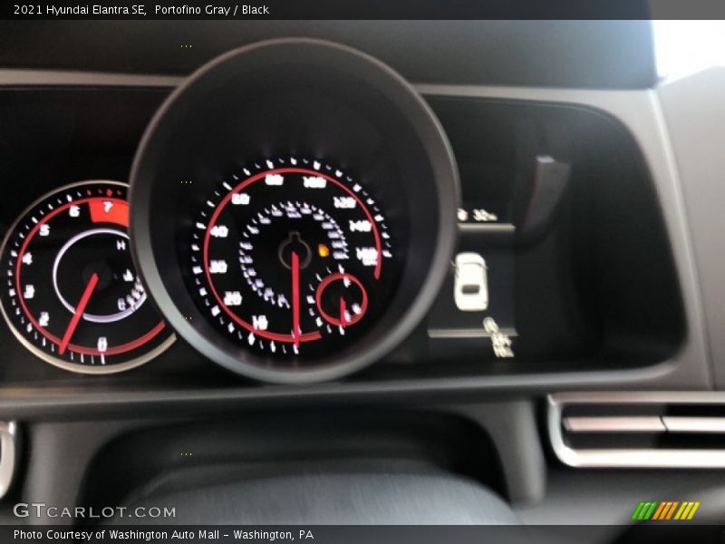 Portofino Gray / Black 2021 Hyundai Elantra SE