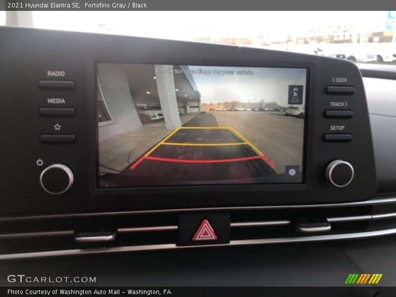 Portofino Gray / Black 2021 Hyundai Elantra SE
