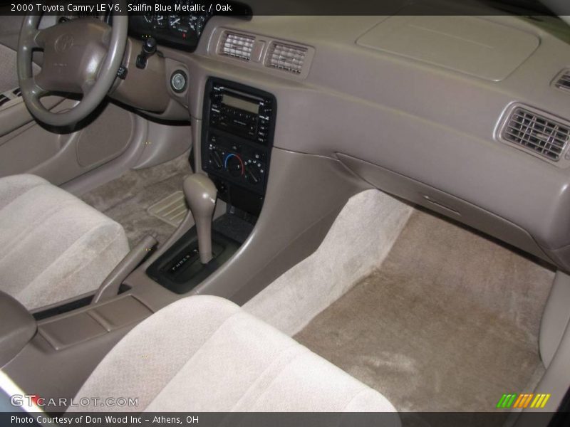 Sailfin Blue Metallic / Oak 2000 Toyota Camry LE V6