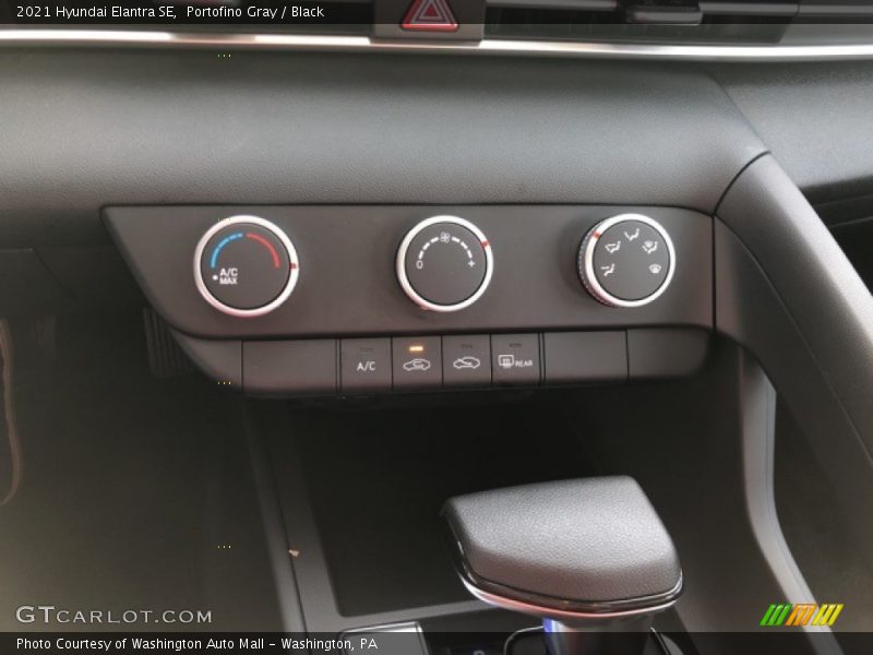 Portofino Gray / Black 2021 Hyundai Elantra SE