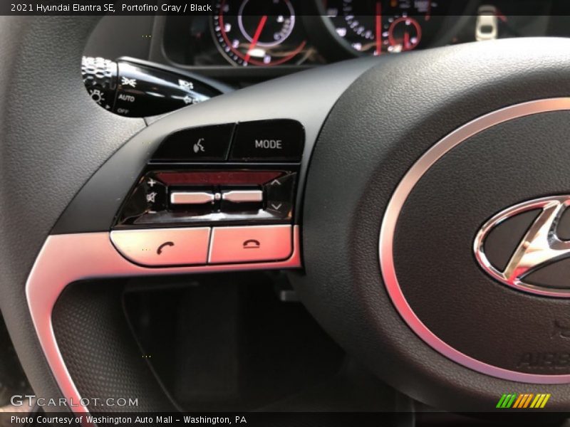 Portofino Gray / Black 2021 Hyundai Elantra SE