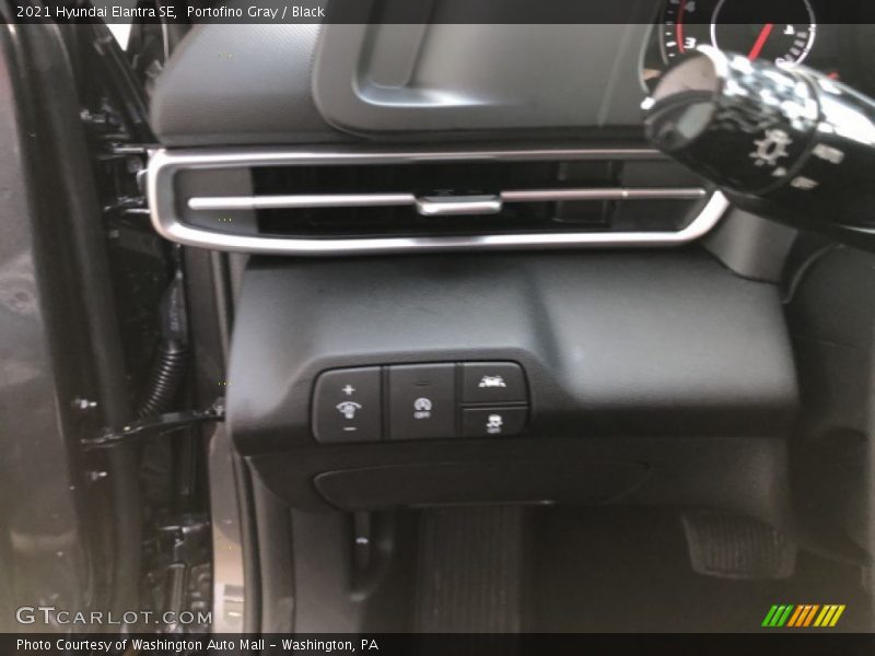 Portofino Gray / Black 2021 Hyundai Elantra SE