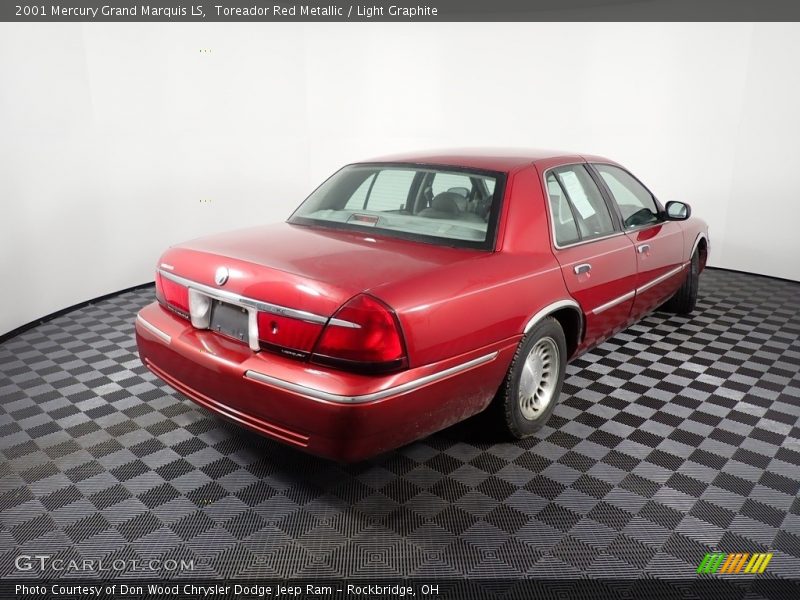 Toreador Red Metallic / Light Graphite 2001 Mercury Grand Marquis LS