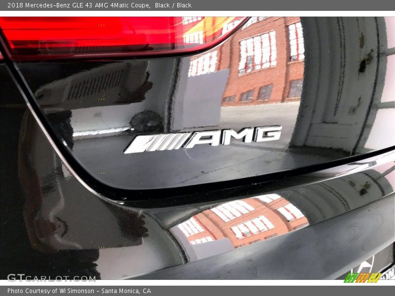 Black / Black 2018 Mercedes-Benz GLE 43 AMG 4Matic Coupe