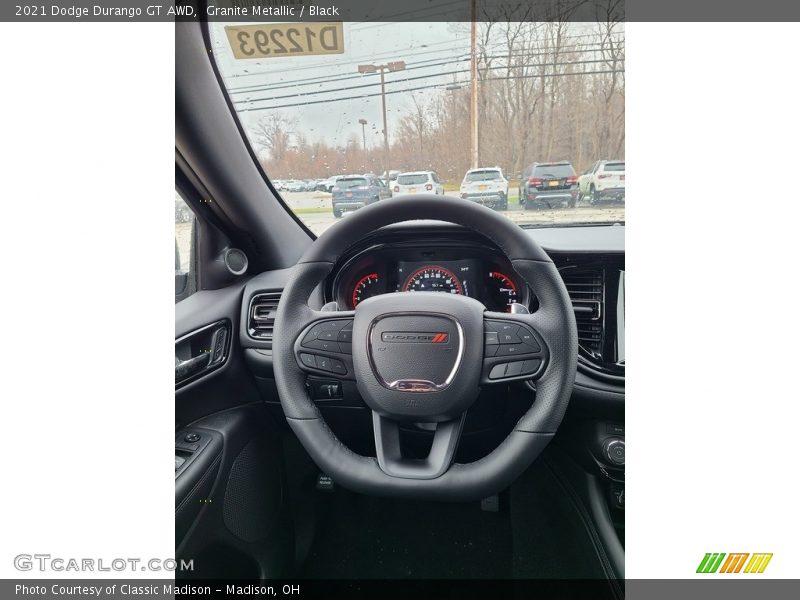 Granite Metallic / Black 2021 Dodge Durango GT AWD