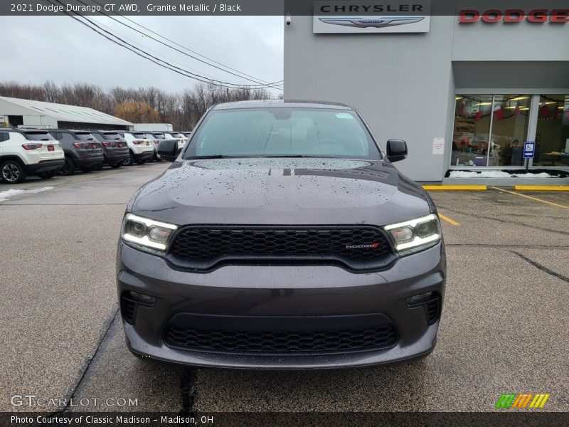 Granite Metallic / Black 2021 Dodge Durango GT AWD