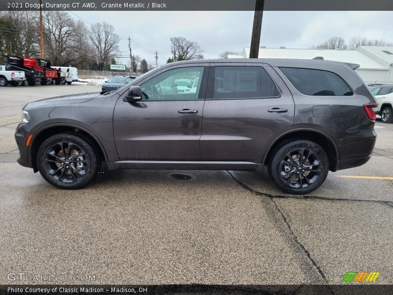 Granite Metallic / Black 2021 Dodge Durango GT AWD