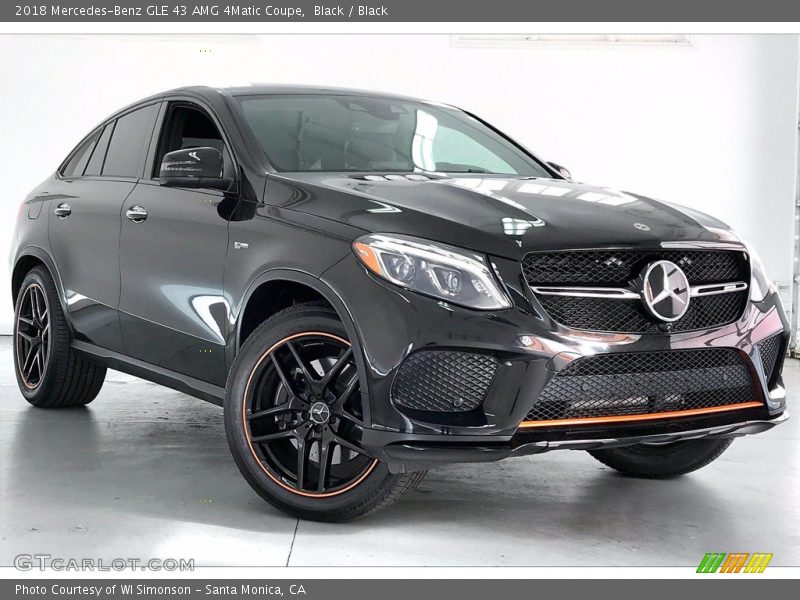 Black / Black 2018 Mercedes-Benz GLE 43 AMG 4Matic Coupe