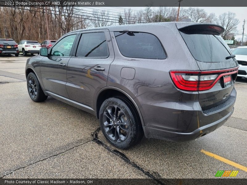Granite Metallic / Black 2021 Dodge Durango GT AWD