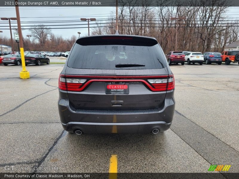 Granite Metallic / Black 2021 Dodge Durango GT AWD