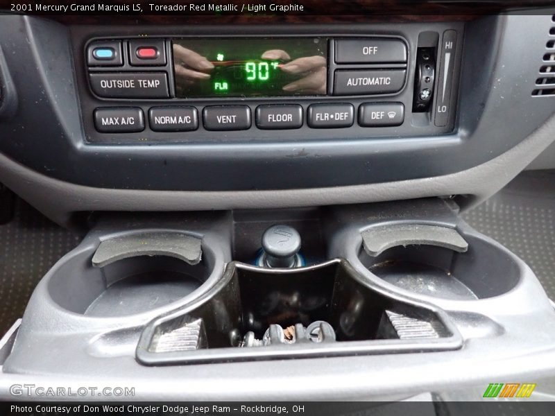 Toreador Red Metallic / Light Graphite 2001 Mercury Grand Marquis LS
