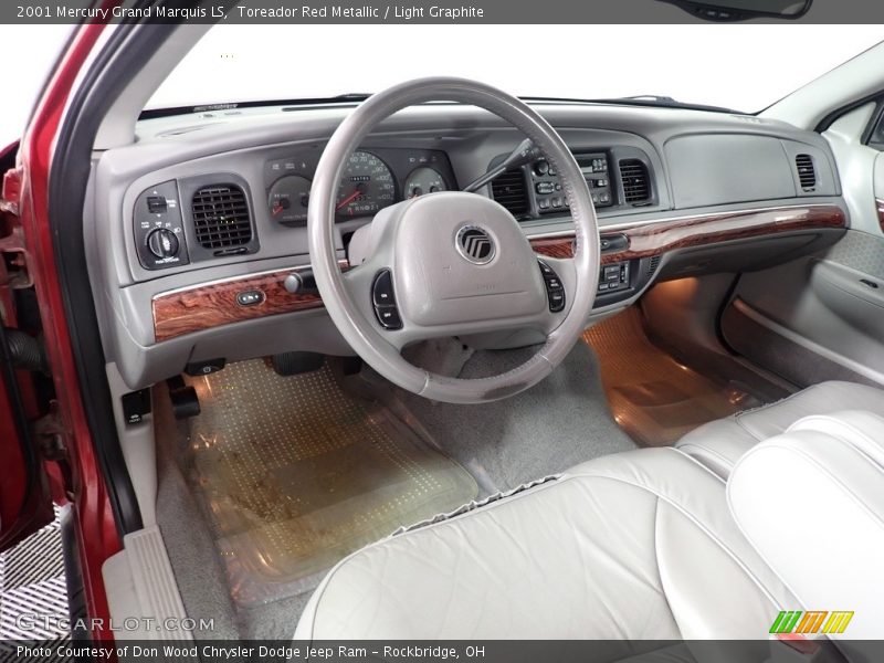 Toreador Red Metallic / Light Graphite 2001 Mercury Grand Marquis LS