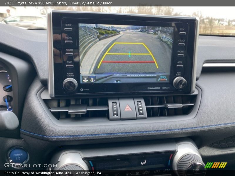 Silver Sky Metallic / Black 2021 Toyota RAV4 XSE AWD Hybrid