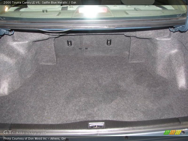 Sailfin Blue Metallic / Oak 2000 Toyota Camry LE V6