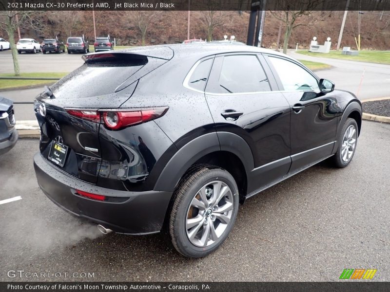 Jet Black Mica / Black 2021 Mazda CX-30 Preferred AWD