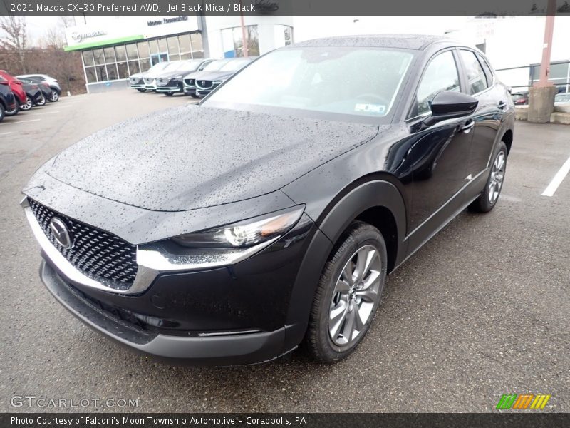 Jet Black Mica / Black 2021 Mazda CX-30 Preferred AWD