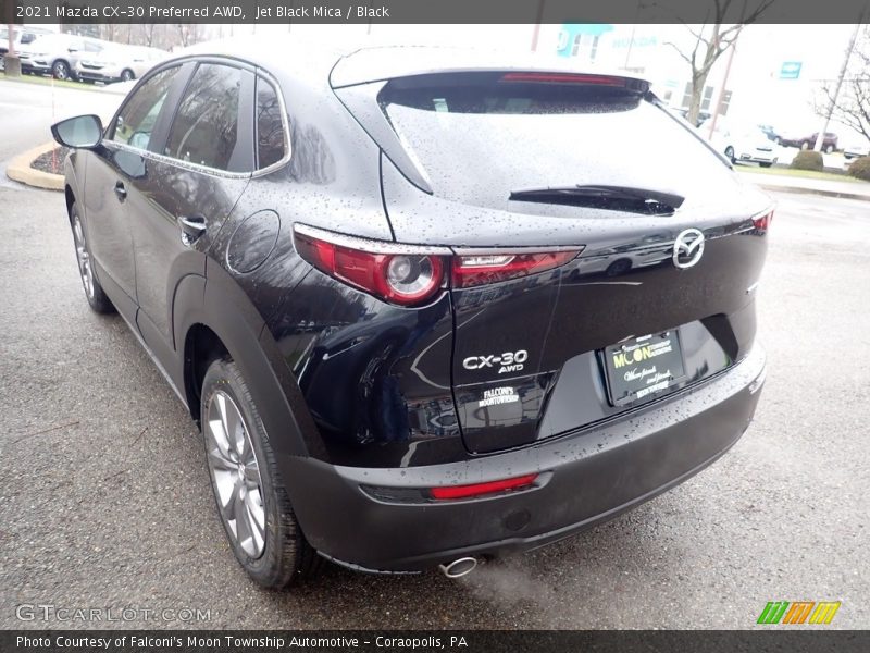 Jet Black Mica / Black 2021 Mazda CX-30 Preferred AWD