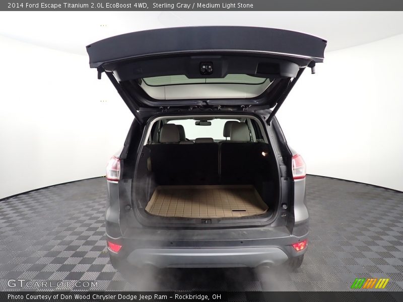 Sterling Gray / Medium Light Stone 2014 Ford Escape Titanium 2.0L EcoBoost 4WD