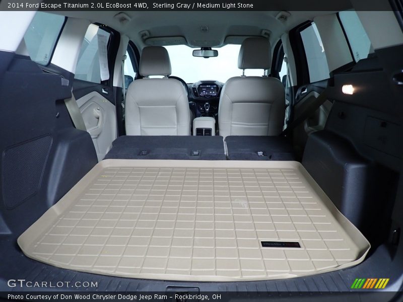 Sterling Gray / Medium Light Stone 2014 Ford Escape Titanium 2.0L EcoBoost 4WD