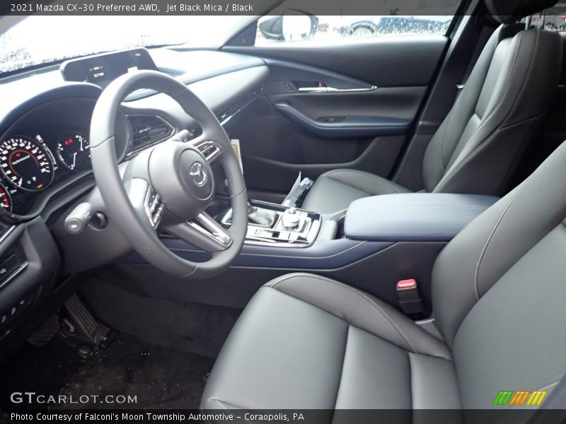 Jet Black Mica / Black 2021 Mazda CX-30 Preferred AWD