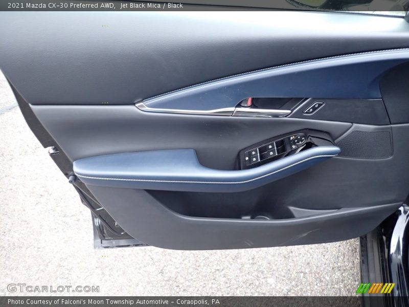 Jet Black Mica / Black 2021 Mazda CX-30 Preferred AWD