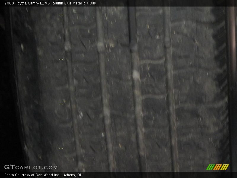 Sailfin Blue Metallic / Oak 2000 Toyota Camry LE V6