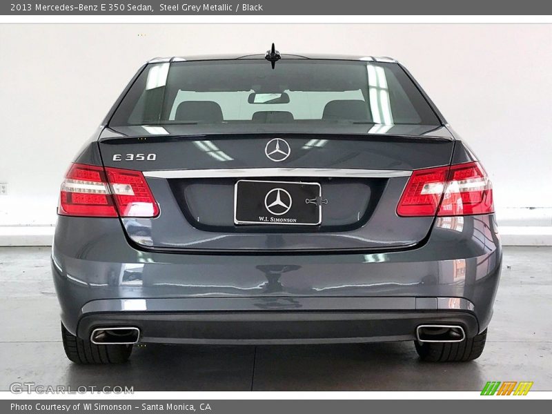 Steel Grey Metallic / Black 2013 Mercedes-Benz E 350 Sedan
