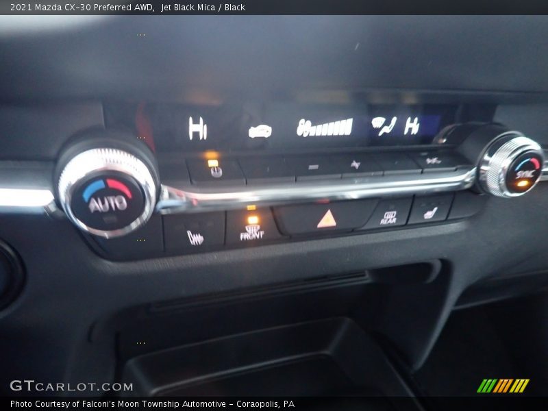 Jet Black Mica / Black 2021 Mazda CX-30 Preferred AWD