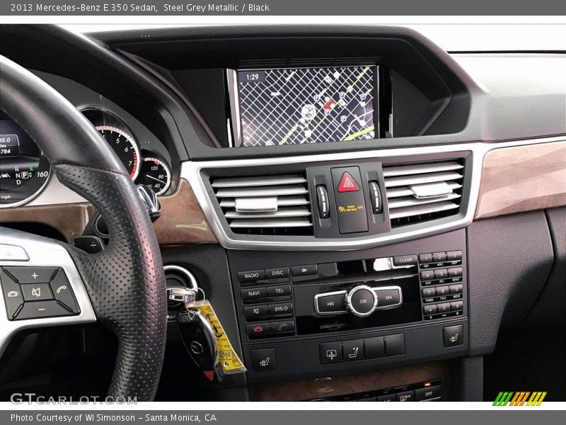 Steel Grey Metallic / Black 2013 Mercedes-Benz E 350 Sedan