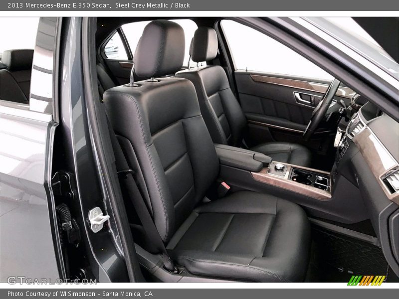 Steel Grey Metallic / Black 2013 Mercedes-Benz E 350 Sedan