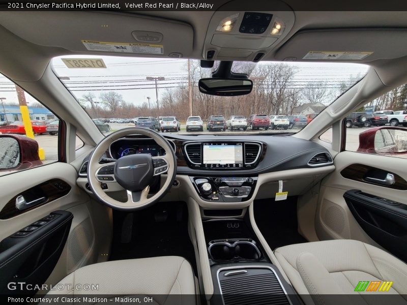  2021 Pacifica Hybrid Limited Black/Alloy Interior