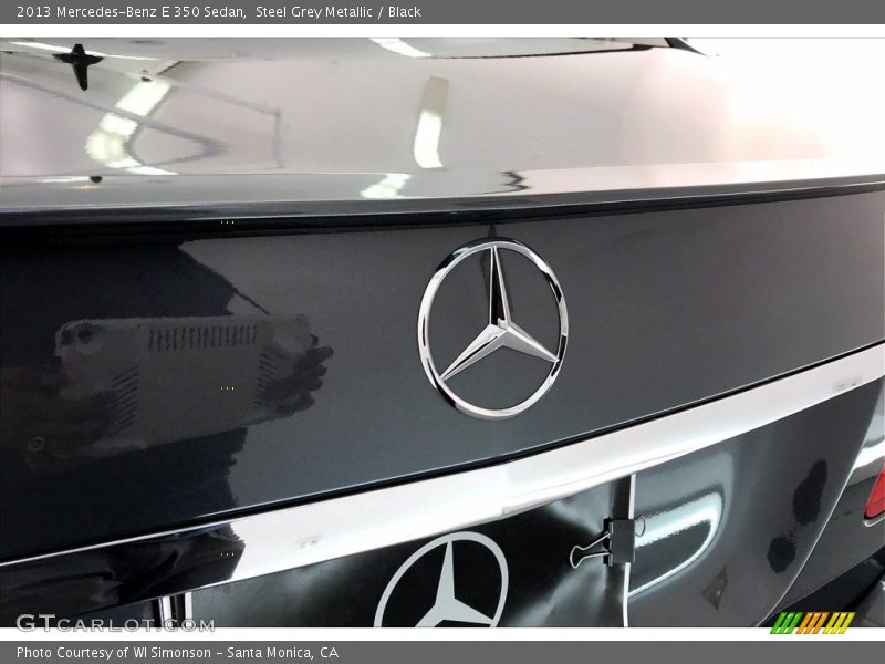 Steel Grey Metallic / Black 2013 Mercedes-Benz E 350 Sedan