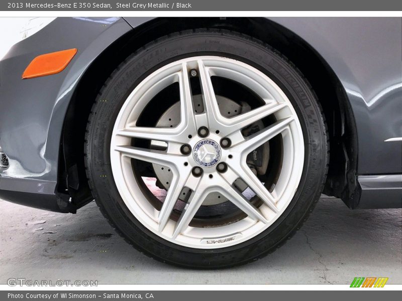 Steel Grey Metallic / Black 2013 Mercedes-Benz E 350 Sedan