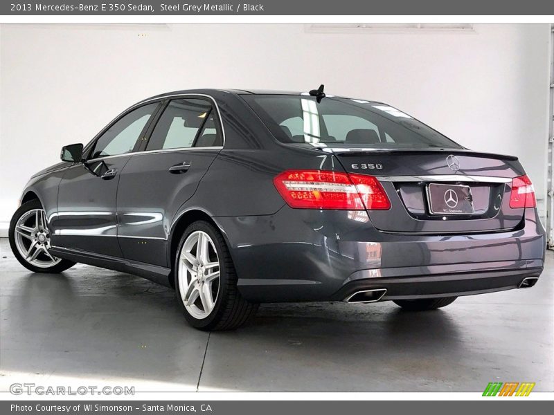 Steel Grey Metallic / Black 2013 Mercedes-Benz E 350 Sedan