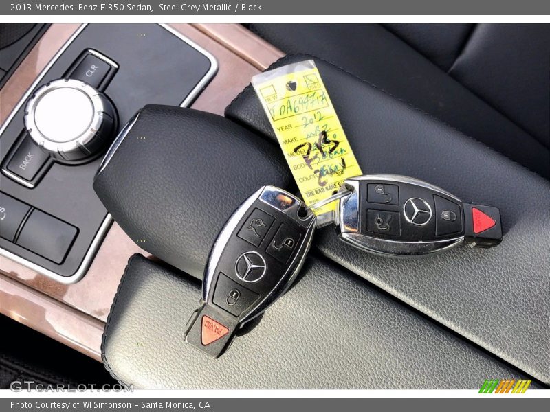 Steel Grey Metallic / Black 2013 Mercedes-Benz E 350 Sedan