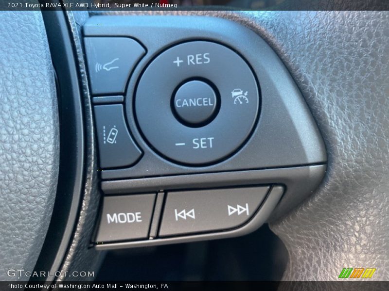 Super White / Nutmeg 2021 Toyota RAV4 XLE AWD Hybrid