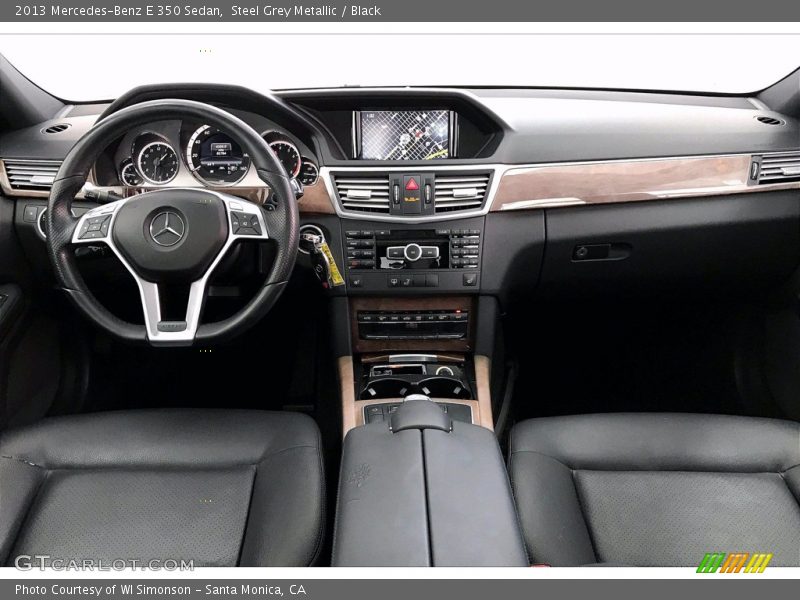 Steel Grey Metallic / Black 2013 Mercedes-Benz E 350 Sedan