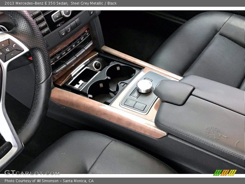 Steel Grey Metallic / Black 2013 Mercedes-Benz E 350 Sedan