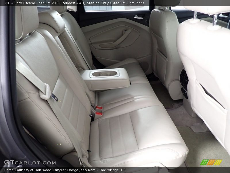 Sterling Gray / Medium Light Stone 2014 Ford Escape Titanium 2.0L EcoBoost 4WD