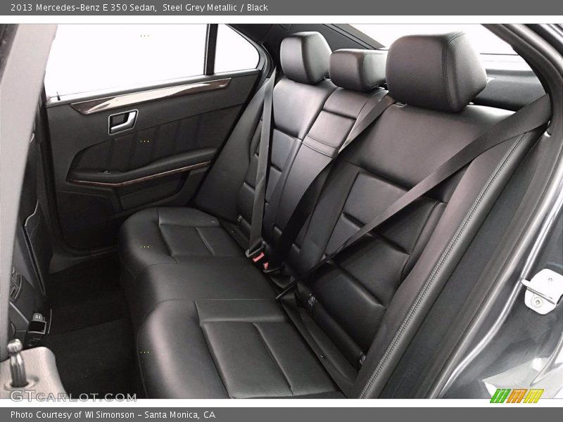 Steel Grey Metallic / Black 2013 Mercedes-Benz E 350 Sedan