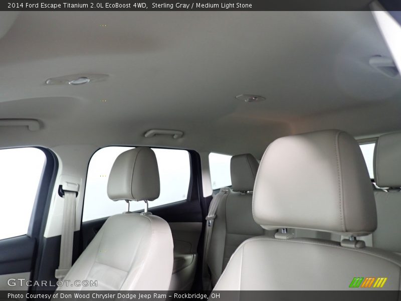 Sterling Gray / Medium Light Stone 2014 Ford Escape Titanium 2.0L EcoBoost 4WD