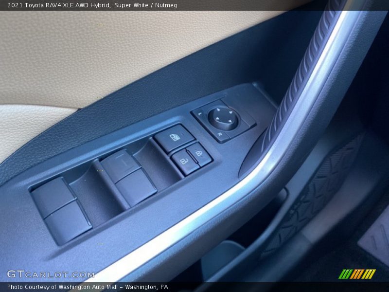 Super White / Nutmeg 2021 Toyota RAV4 XLE AWD Hybrid